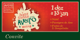 Boas Festas em Aveiro