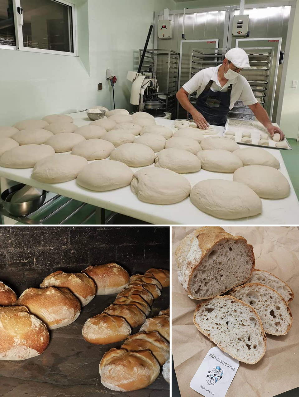 Fabrico Pão a Forno de Lenha